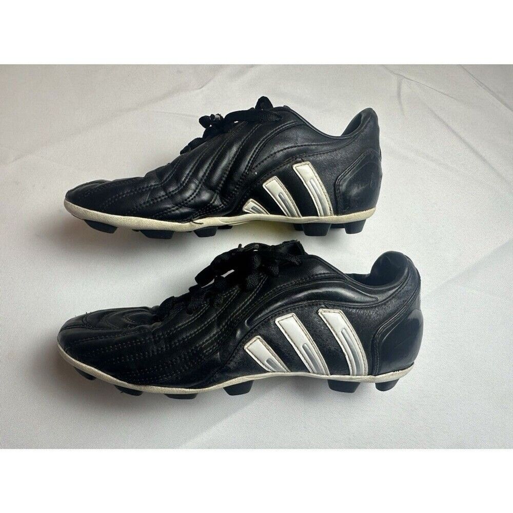 Adidas Y2K BRACARA TRX FG Youth Soccer Cleats 4.5 Black White Classic
